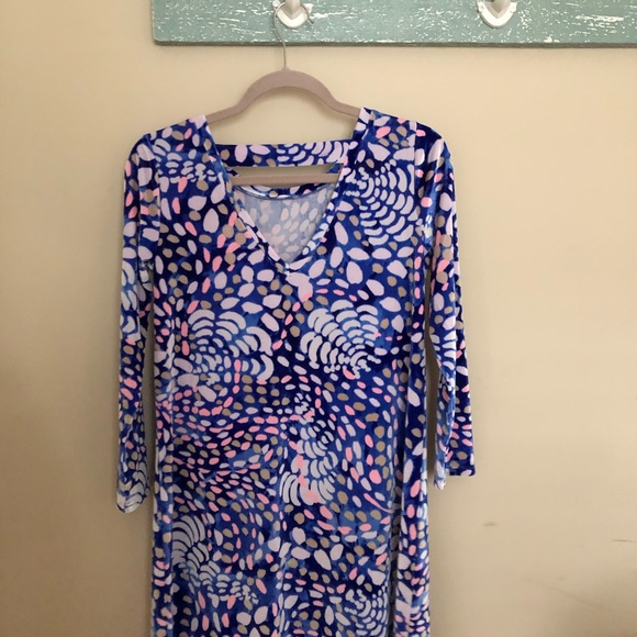 NWT Lilly Pulitzer Shift Dress, Sparkling Grotto - Picture 5 of 5